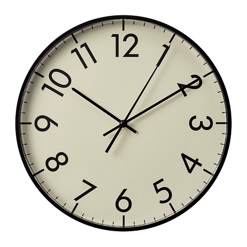 TALLSPARV - wall clock, black/beige, 28 cm | IKEA Hong Kong and Macau - E1001153_S4