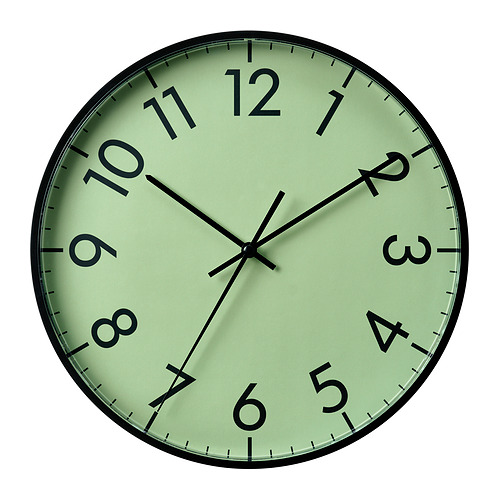 TALLSPARV - wall clock, black/green, 28 cm | IKEA Hong Kong and Macau - E1001152_S4