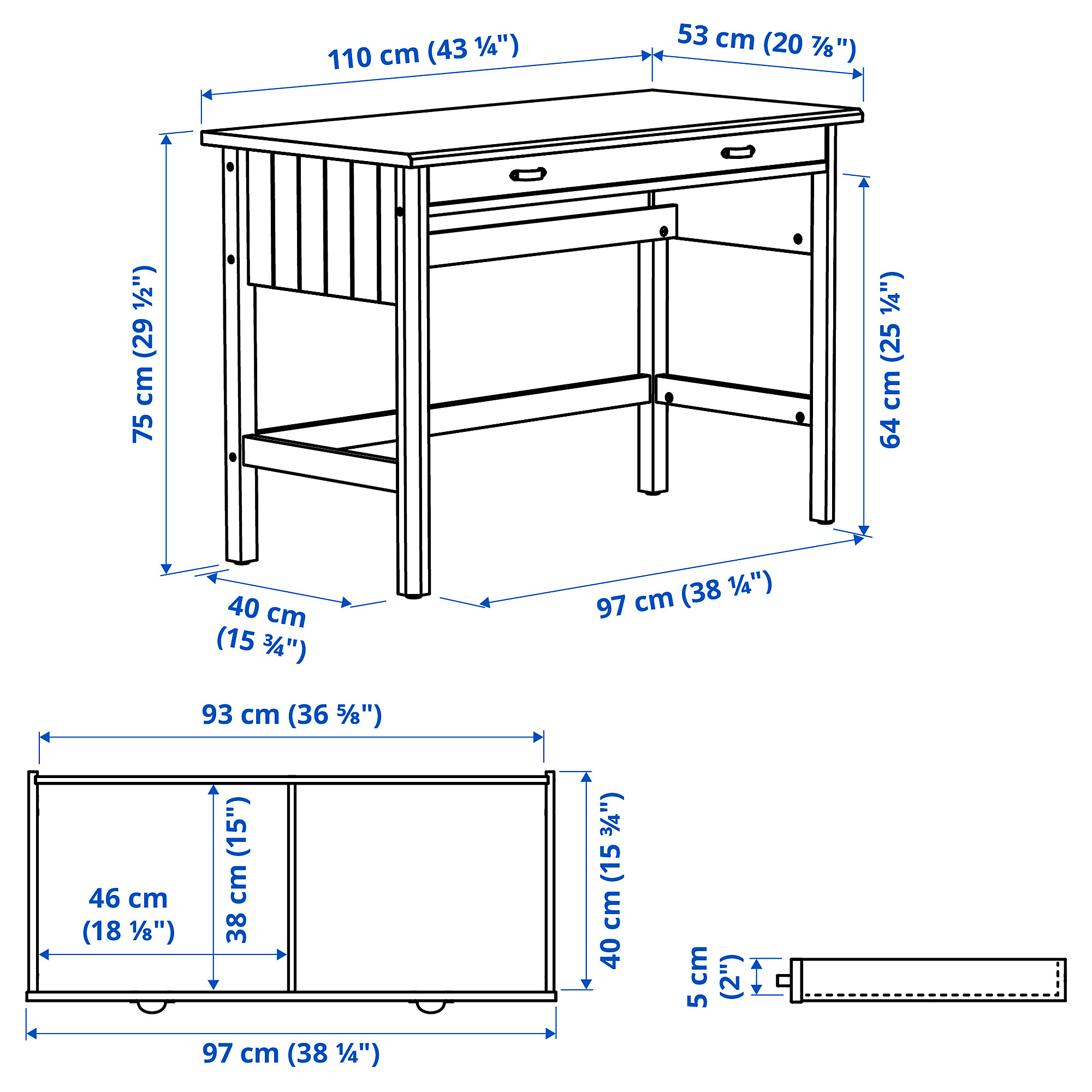 BRYTNING desk