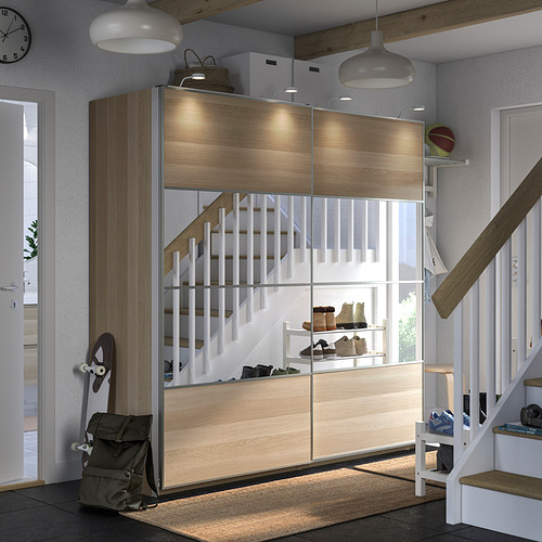 PAX/MEHAMN/AULI wardrobe combination