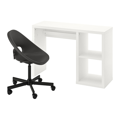 KALLAX/ELDBERGET desk and chair