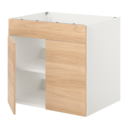 ENHET base cabinet for hob w door