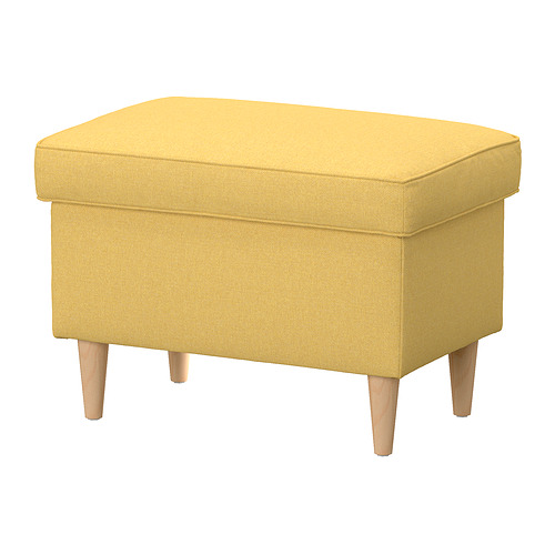 STRANDMON footstool with storage