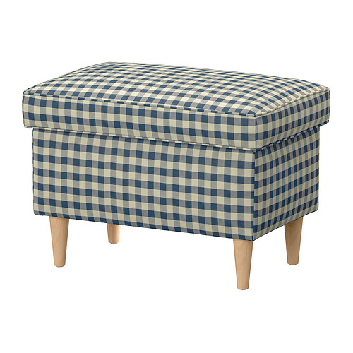 STRANDMON footstool with storage