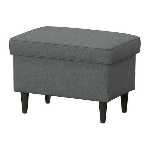 STRANDMON footstool with storage
