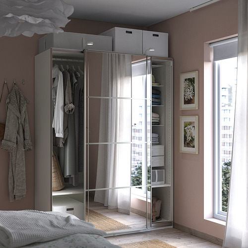 PAX/AULI wardrobe with sliding doors