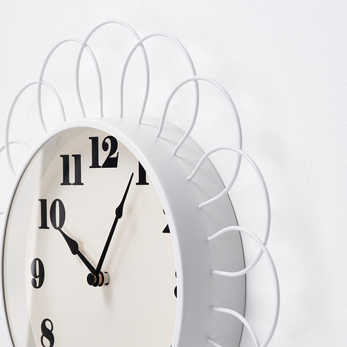 KOPPARDUVA - wall clock, white/beige, 29 cm | IKEA Hong Kong and Macau - E1001411_S4