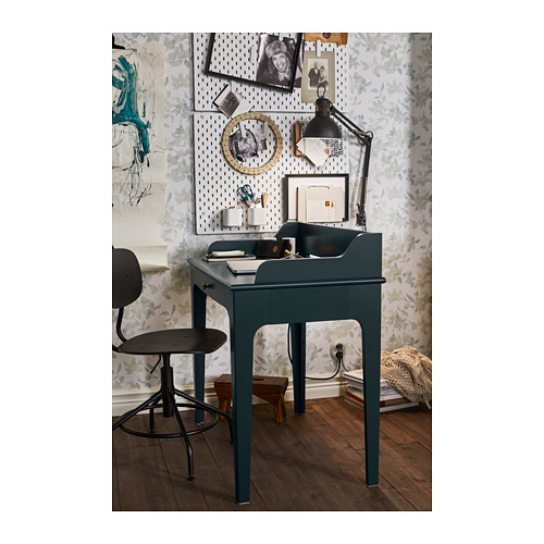 LOMMARP desk, dark bluegreen IKEA Hong Kong