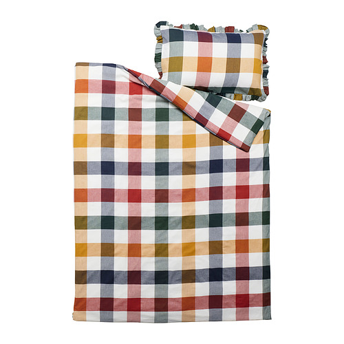 ALHÄNGEMAL duvet cover and pillowcase