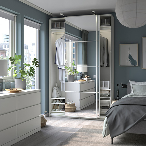 PAX/AULI wardrobe with sliding doors