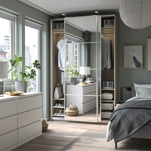 PAX/AULI wardrobe with sliding doors