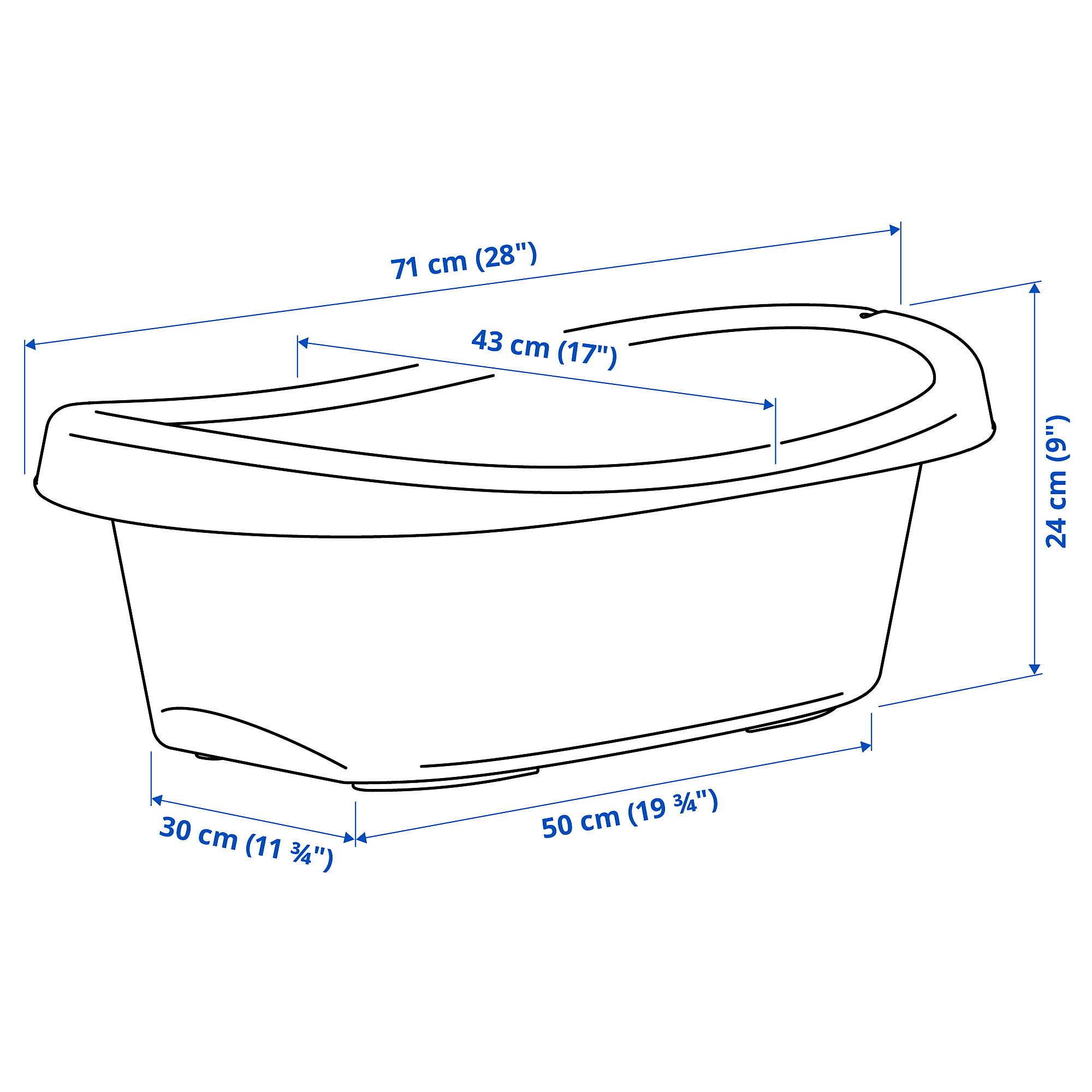 LÄTTSAM baby bath