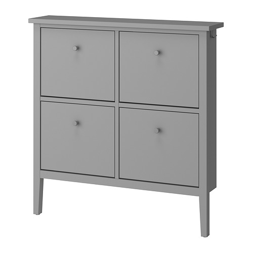 GULLABERG - shoe cabinet with 4 compartments, grey, 105x22x107 cm | IKEA Hong Kong and Macau - PE962845_S4