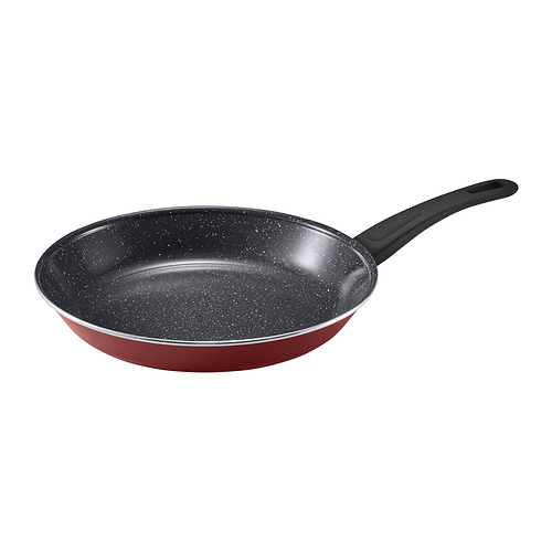 HEMLAGAD - frying pan, non-stick coating red, 24 cm | IKEA Hong Kong and Macau - E1001506_S4