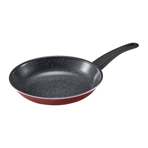 HEMLAGAD - frying pan, non-stick coating red, 28 cm | IKEA Hong Kong and Macau - E1001512_S4