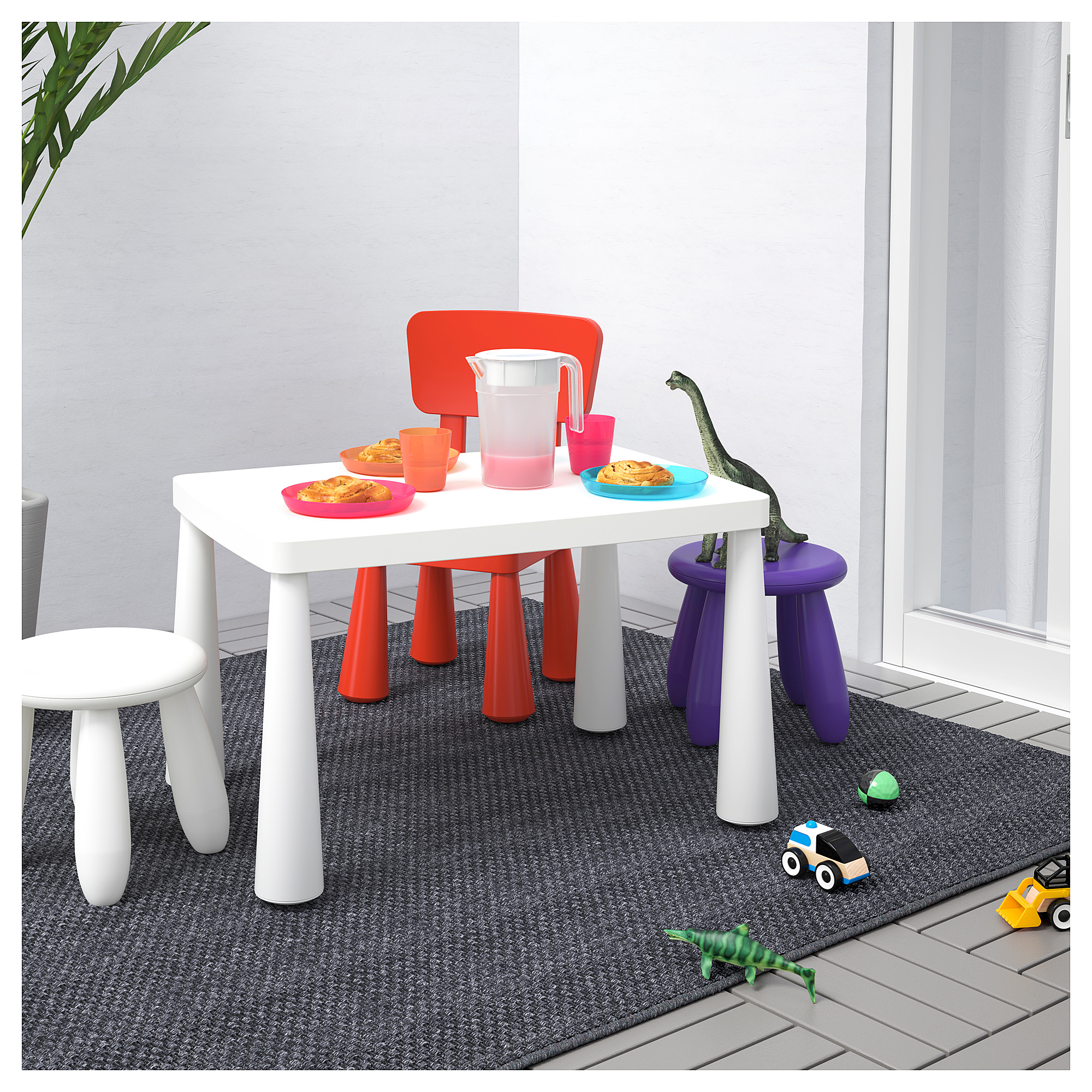 ikea kids table and stools