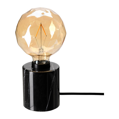 MARKFROST/MOLNART table lamp with light bulb