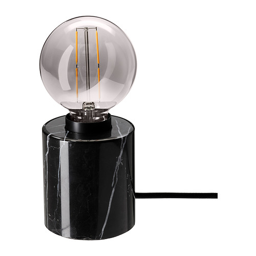 MARKFROST/MOLNART table lamp with light bulb