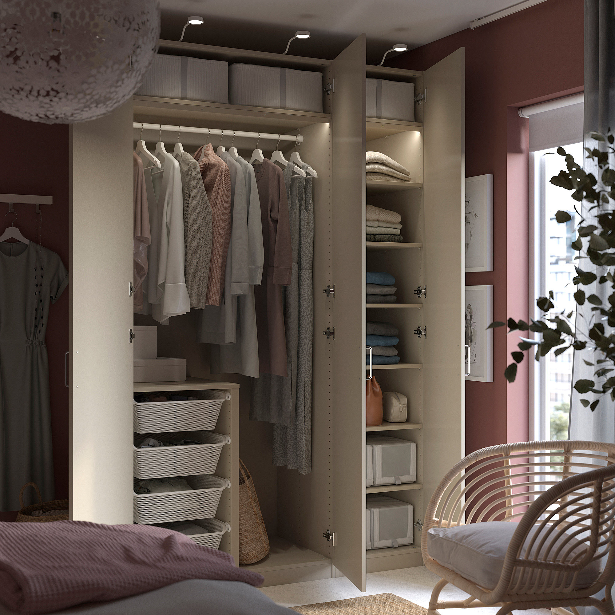 PAX/FORSAND wardrobe