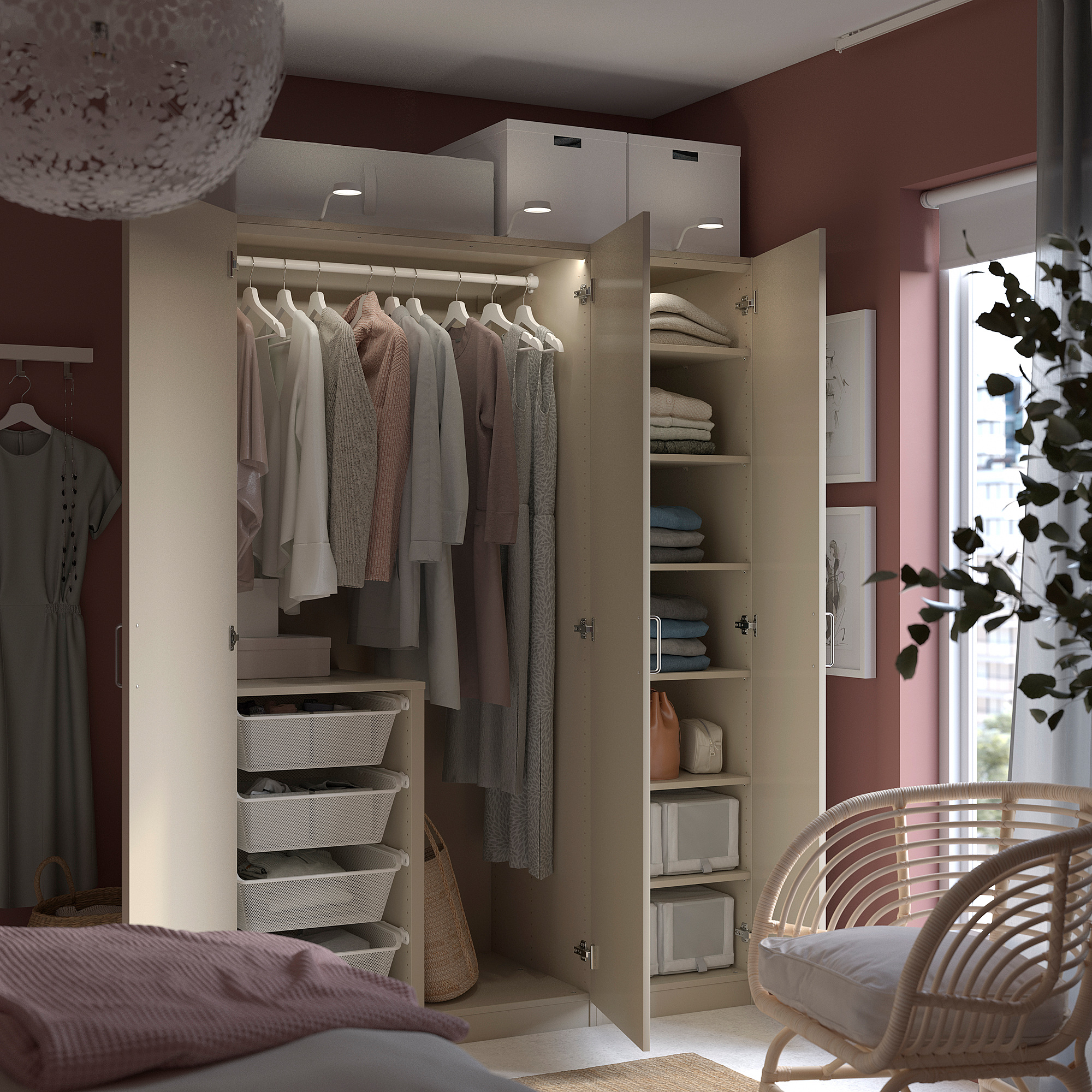PAX/FORSAND wardrobe
