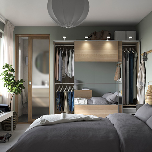 PAX/MEHAMN/AULI wardrobe combination