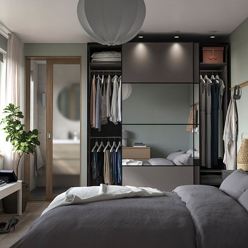 PAX/MEHAMN/AULI wardrobe combination