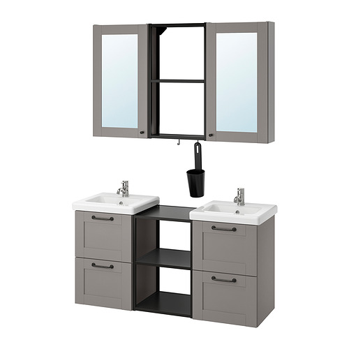 TVÄLLEN/ENHET bathroom furniture, set of 22