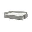 KLAGSHAMN/FRIHETEN corner sofa-bed with storage