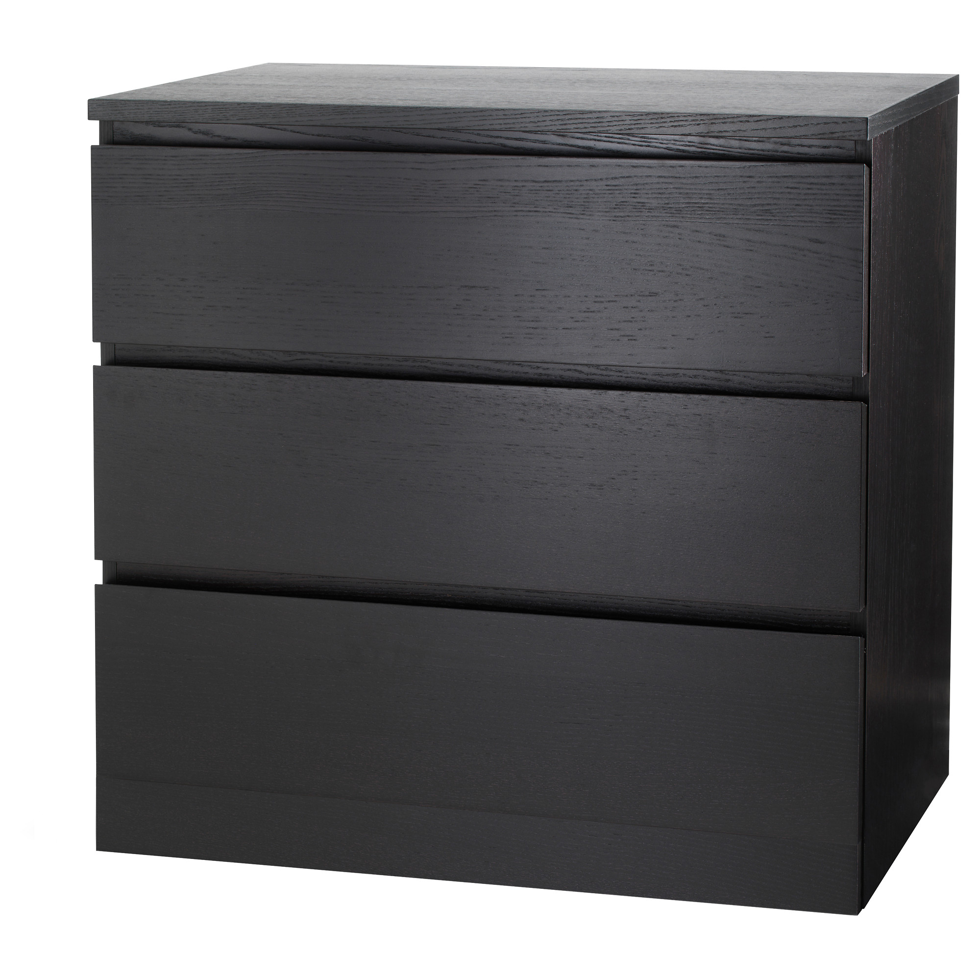 Malm Chest Of 3 Drawers Black Brown Ikea Hong Kong