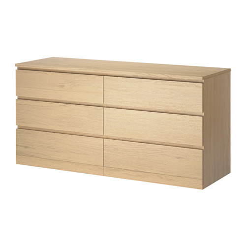 MALM chest of 6 drawers