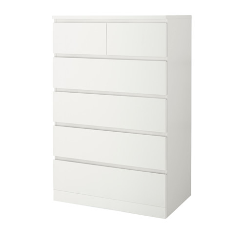 MALM chest of 6 drawers