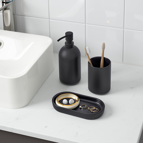 GANSJÖN 3-piece bathroom set