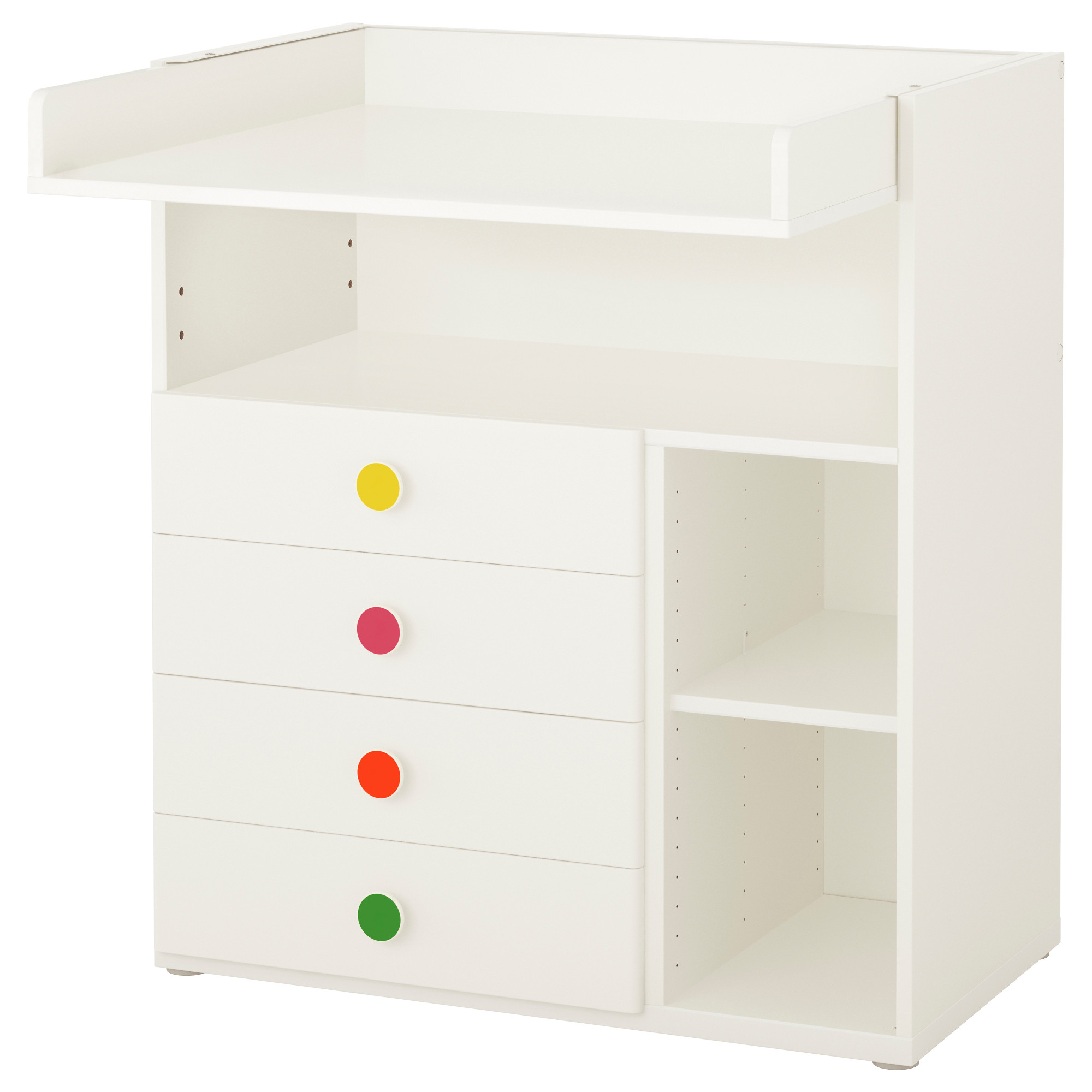 changing table and drawers