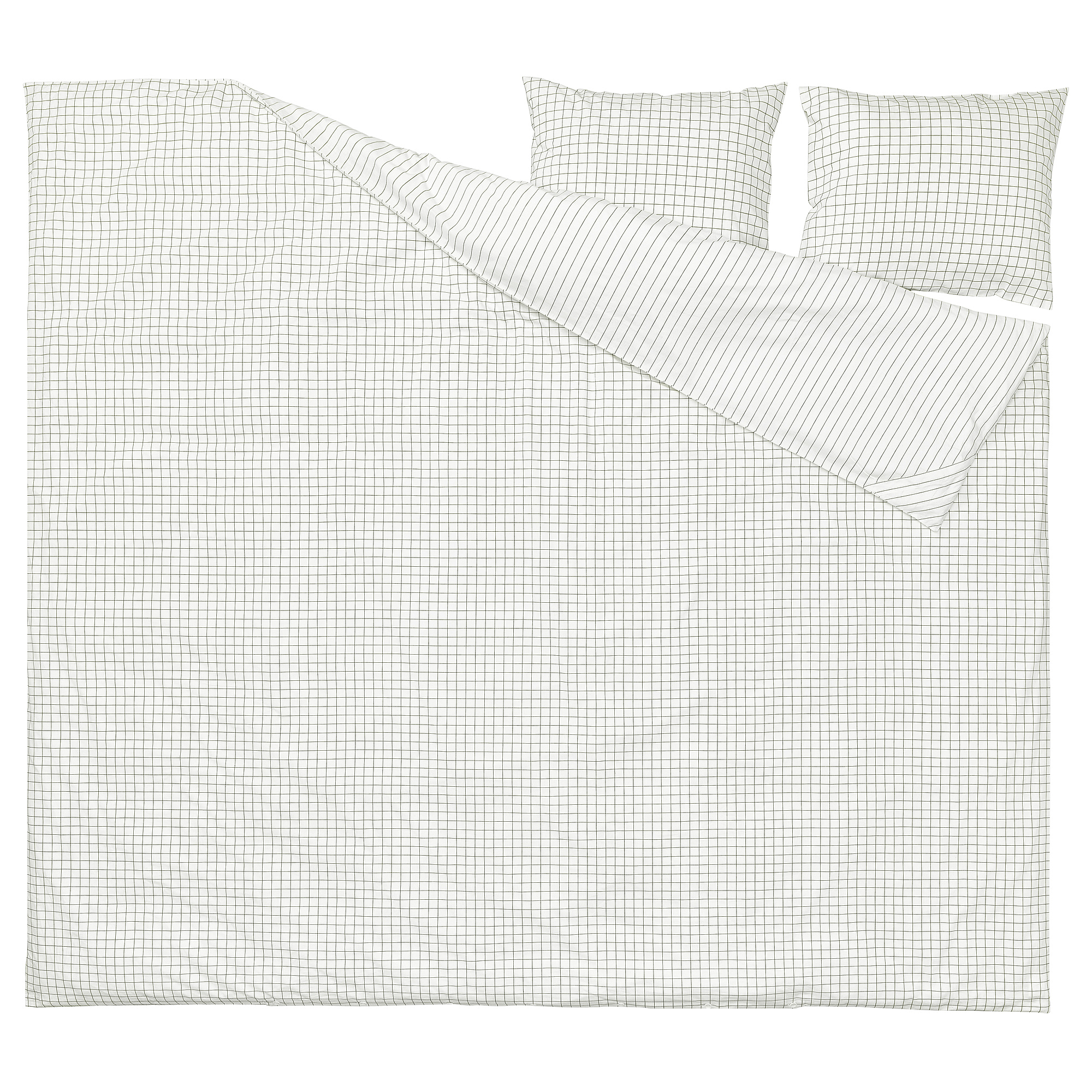DOFTAKLEJA duvet cover and 2 pillowcases
