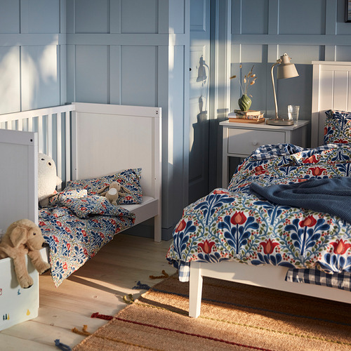 SÄTERVIDE duvet cover and 2 pillowcases