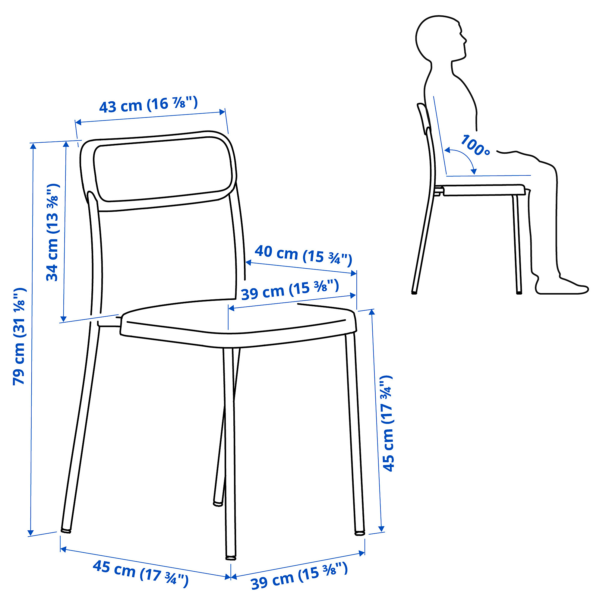 VIHALS/VIHALS table and 4 chairs
