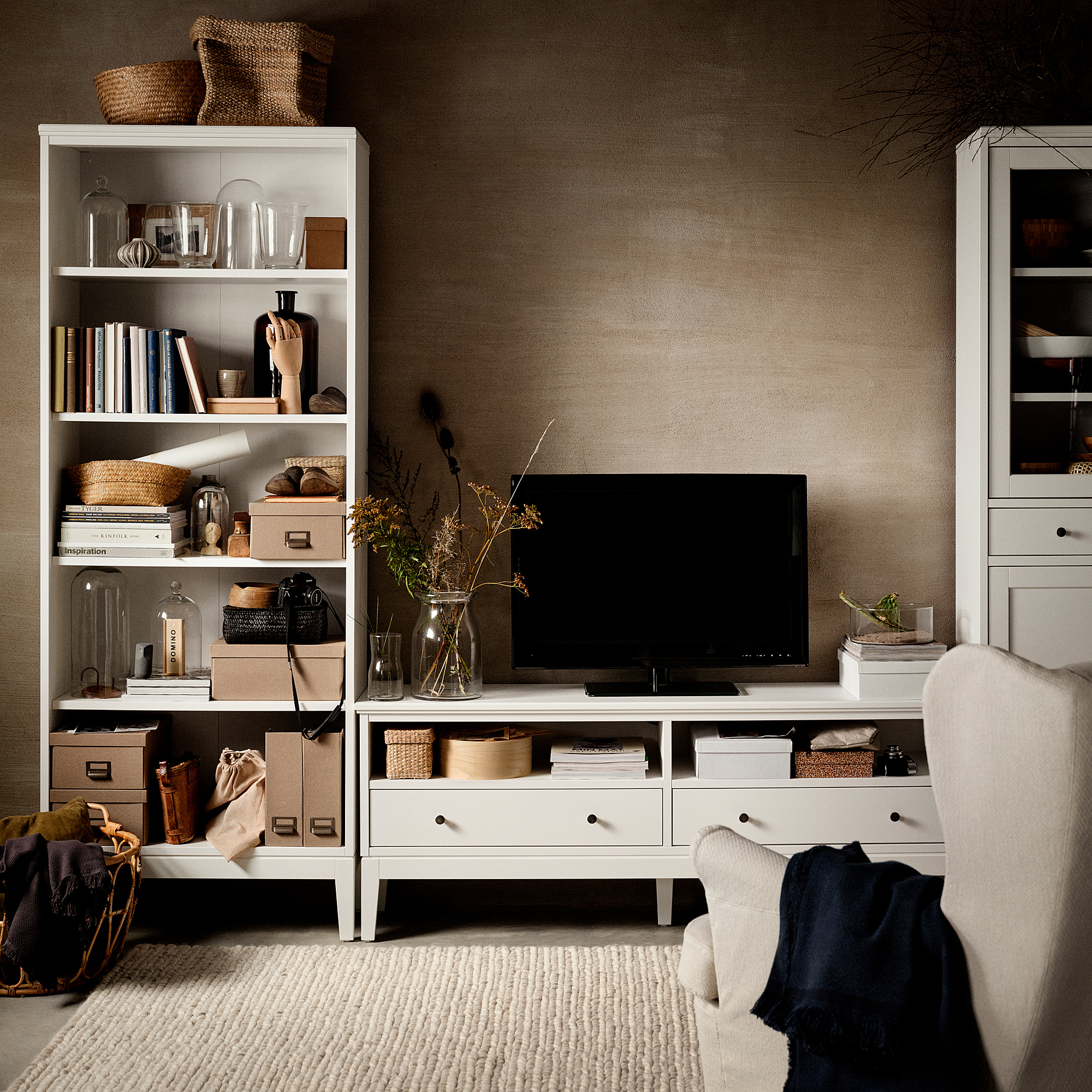 IDANÄS - TV bench, white, 162x40x63 cm | IKEA Hong Kong and Macau