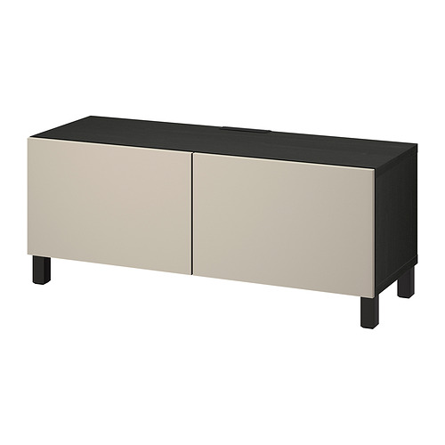 BESTÅ TV bench with doors