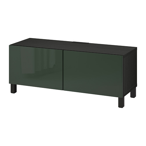 BESTÅ TV bench with doors