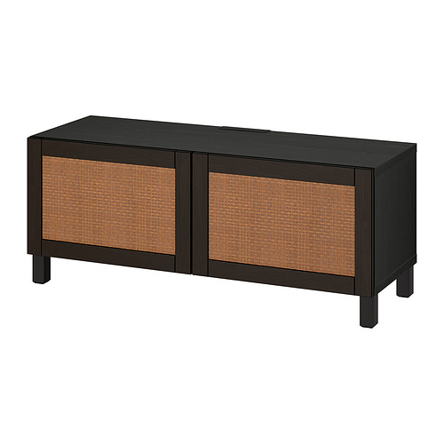 BESTÅ TV bench with doors