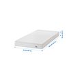 ÅBYGDA foam mattress, firm/white, single