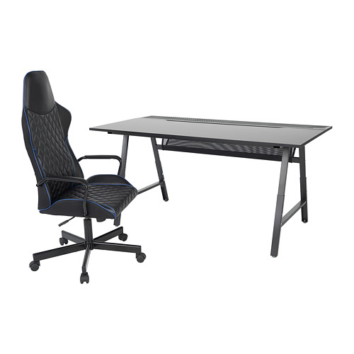 UTESPELARE gaming desk and chair