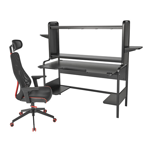 MATCHSPEL/FREDDE gaming desk and chair