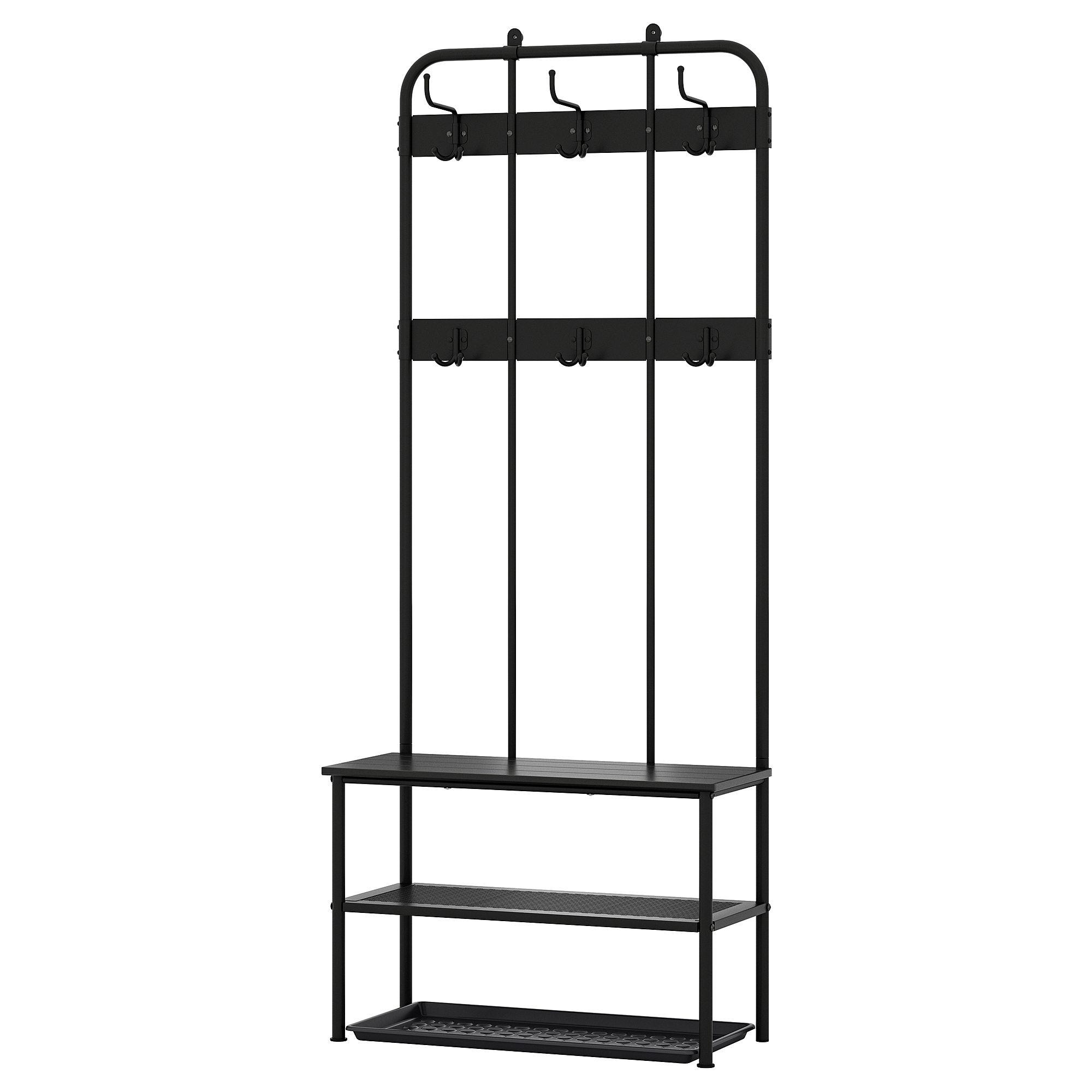 NIPÅSEN/BAGGMUCK hallway furniture, set of 2