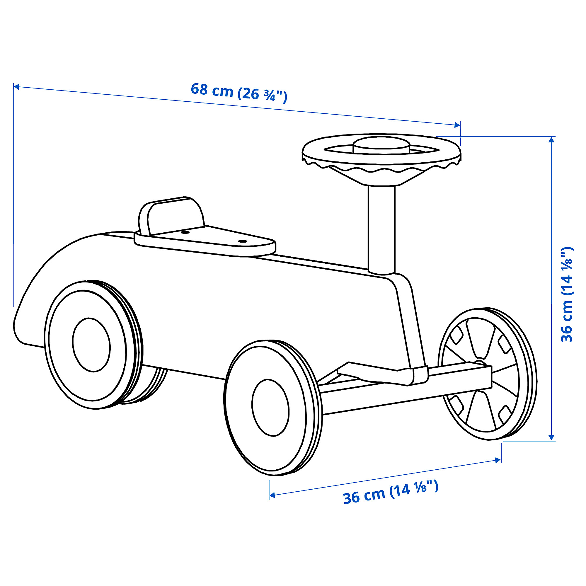 FÄLTHARE ride-on toy car