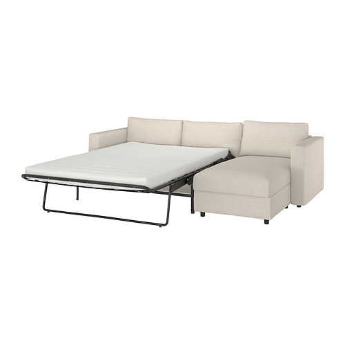 VIMLE 3-seat sofa-bed with chaise longue