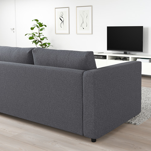 VIMLE 3-seat sofa-bed with chaise longue