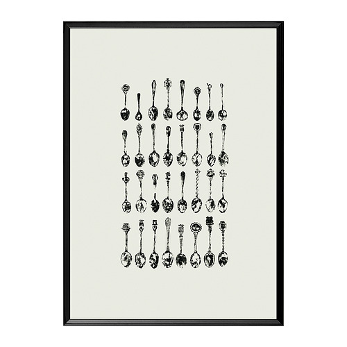 KNOPPÄNG frame with poster