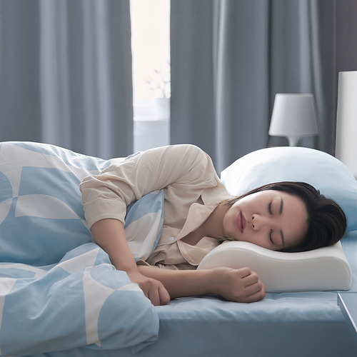 BRUKSVARA ergonomic pillow, side/back sleeper