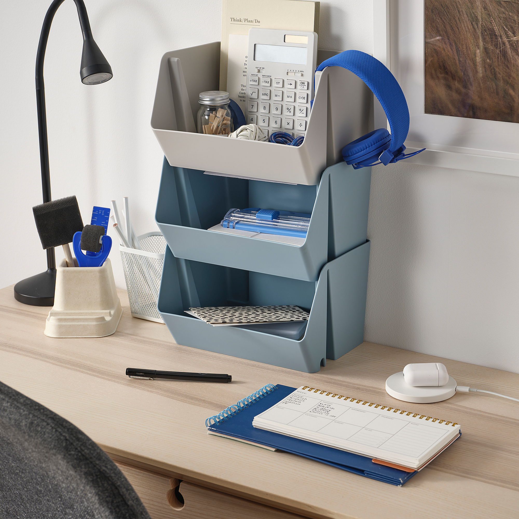 FODERTRÅG organiser for desk/wall